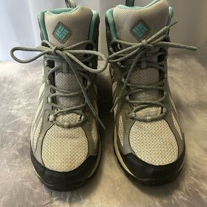 Columbia Women’s Grey and Blue Hiking Shoes